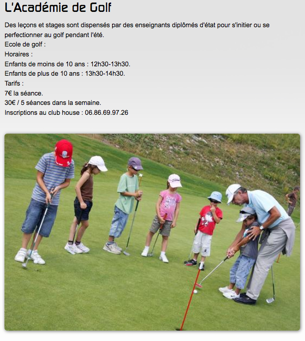 Golf de montagne: Valberg Golf Club
