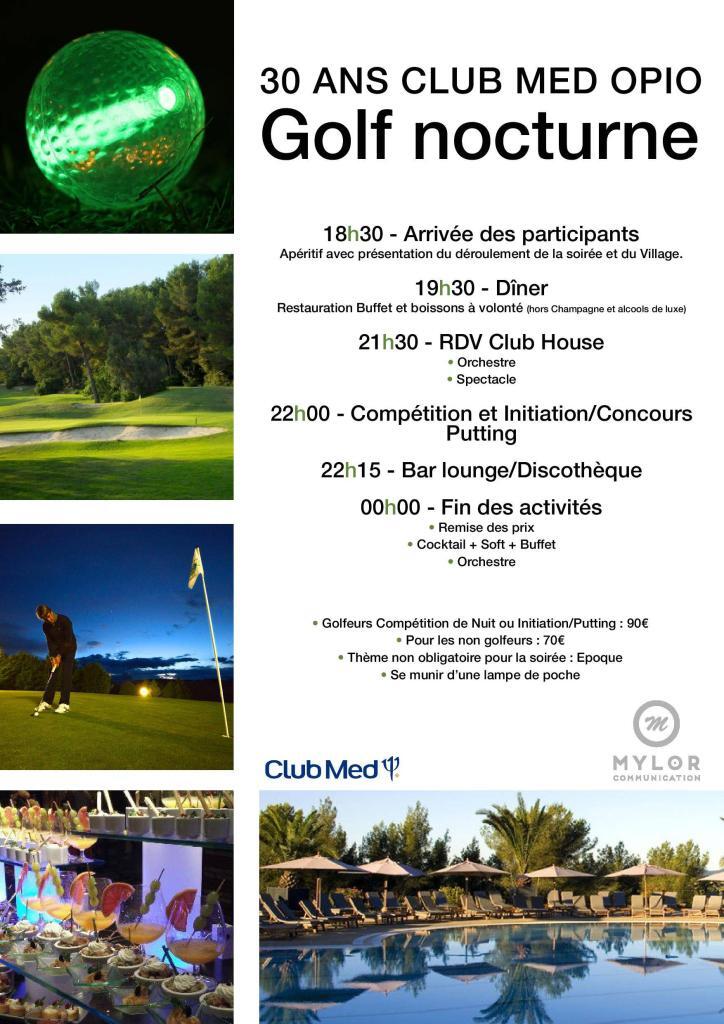 Club Med Opio Night Golf