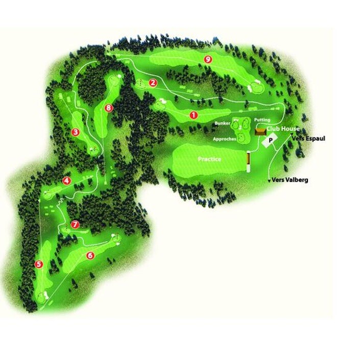 Valberg mountain golf course