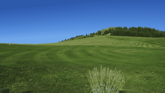 Valberg Golf Course, the practice