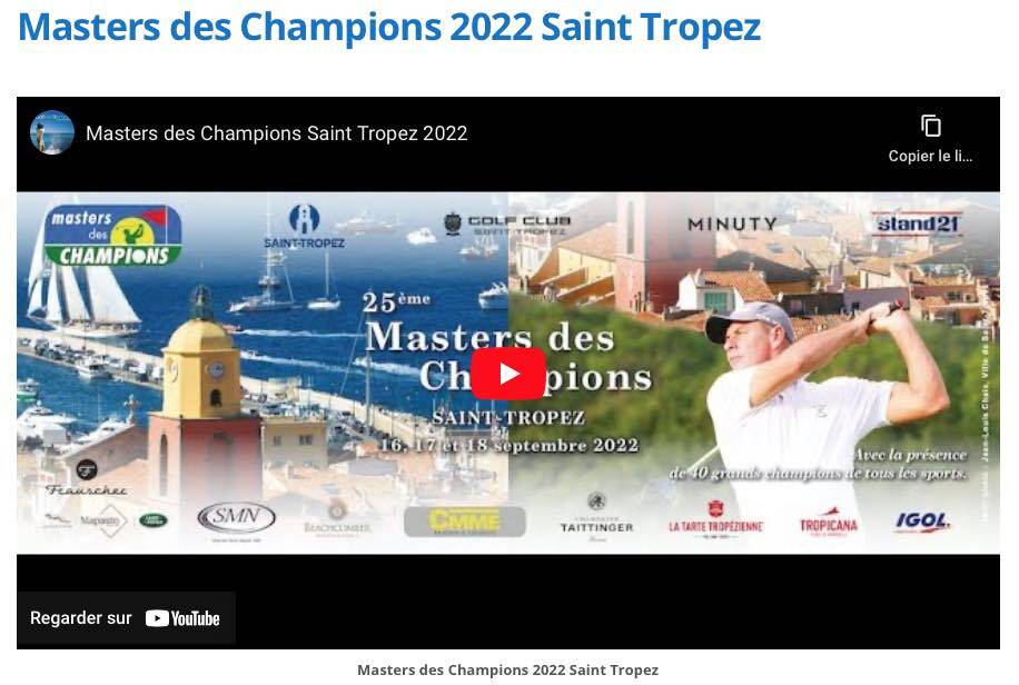 Masters des Champions Golf 2022